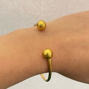 Brass metal ball magnetic therapy bracelet